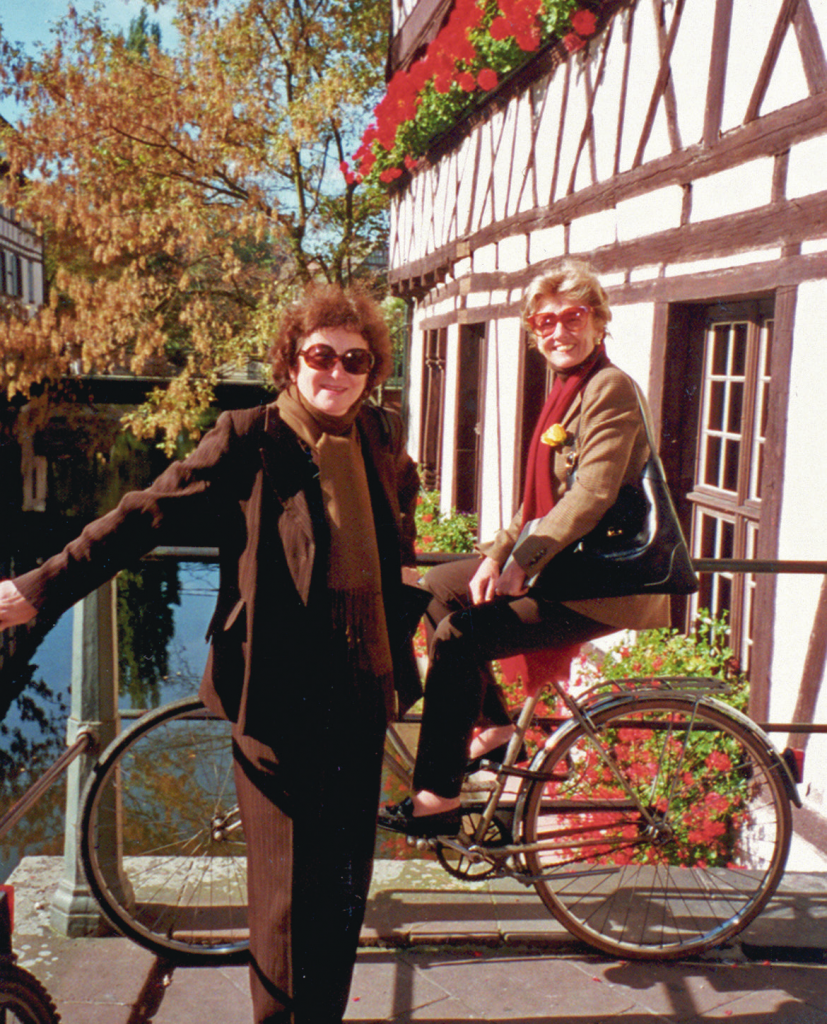 FRAME's Co-Founders, Francoise Cachin and Elizabeth Rohatyn, Strasbourg, 2002